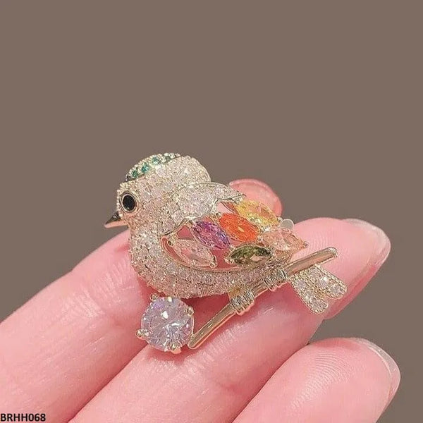 Beautiful Sparrow Brooch
