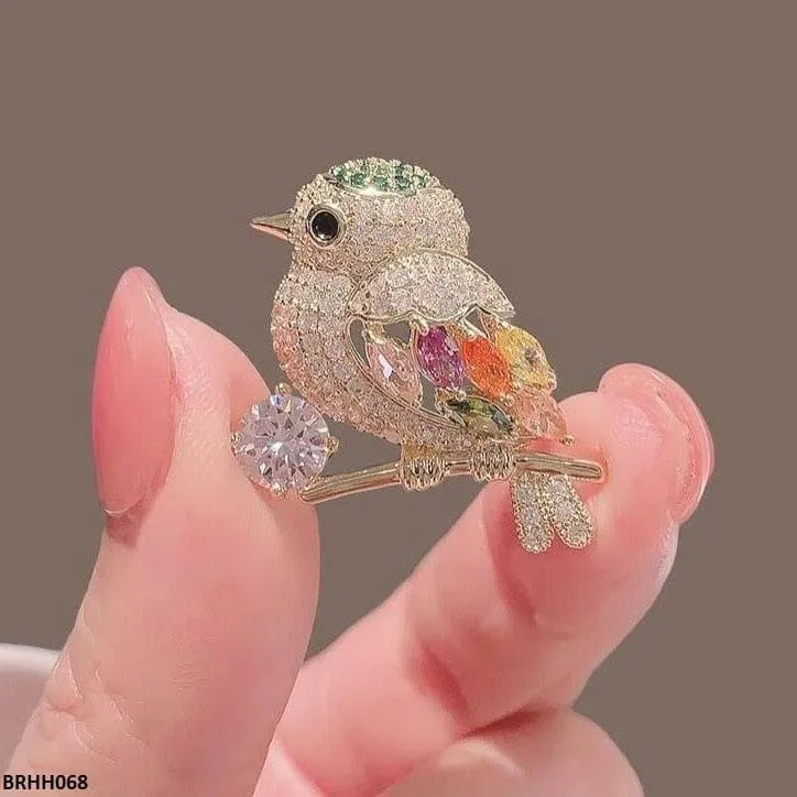 Beautiful Sparrow Brooch