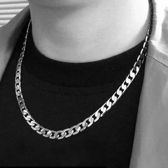 Cuban Stainless Chain Necklace For Boys