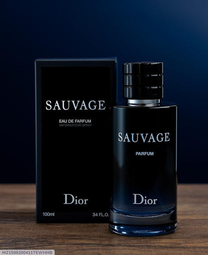 200 Ml Mood Enhancing Dior Sauvage Perfume for Men - Captivating Fragrance