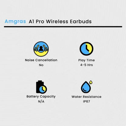Amgras A1 Pro Wireless Earbuds