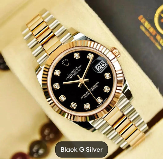 Luxury and Stylish High Copy Limited Edition Daytona Black & Gold Watches For Men's