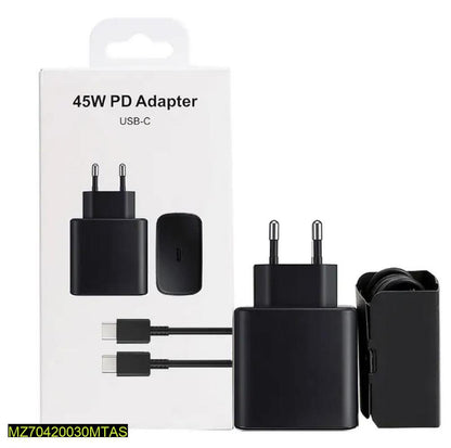 45 Watts Android Charger With PD Cable